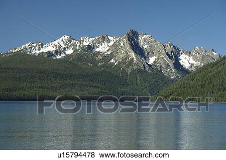 Stanley, ID, Idaho, Sawtooth National Recreation Area, Sawtooth National Forest, Sawtooth Valley, Sawtooth Mountain Range, Redfish Lake View Large Photo Image Stock Photo - Stanley, ID, Idaho, Sawtooth National Recreation Area, Sawtooth National Forest, Sawtooth Valley, Sawtooth Mountain Range, Redfish Lake. Fotosearch