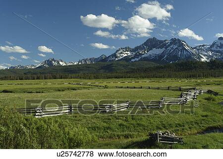 Stanley, ID, Idaho, Sawtooth National Recreation Area, Sawtooth National Forest, Sawtooth Valley, Sawtooth Mountain Range View Large Photo Image Stock Photo - Stanley, ID, Idaho, Sawtooth National Recreation Area, Sawtooth National Forest, Sawtooth Valley, Sawtooth Mountain Range. Fotosearch