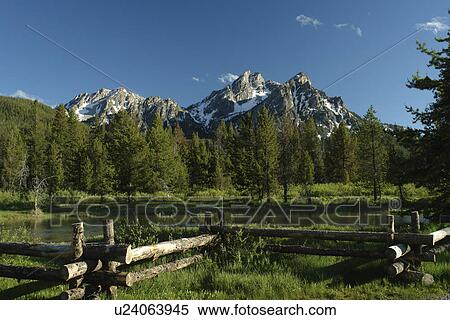 Stanley, ID, Idaho, Sawtooth National Recreation Area, Sawtooth National Forest, Sawtooth Valley, Sawtooth Mountain Range View Large Photo Image Stock Photography - Stanley, ID, Idaho, Sawtooth National Recreation Area, Sawtooth National Forest, Sawtooth Valley, Sawtooth Mountain Range. Fotosearch