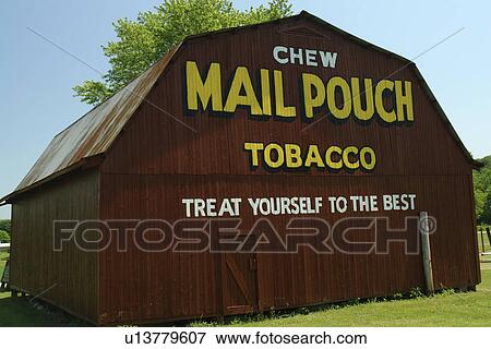 Stark County Oh Ohio Mail Pouch Tobacco Barn Advertisement On