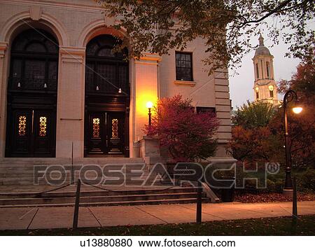 Stock Image -  State College, PA, Pennsylvania, Penn State University. Fotosearch