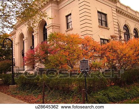 Stock Image -  State College, PA, Pennsylvania, Penn State University, Schwab Auditorium. Fotosearch