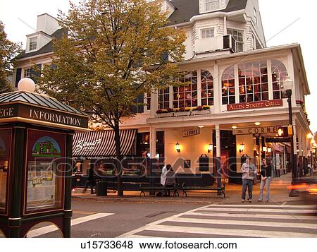 Stock Photo -  State College, PA, Pennsylvania, Penn State University, downtown. Fotosearch