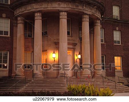 Stock Photo -  State College, PA, Pennsylvania, Penn State University, Mineral Industries. Fotosearch