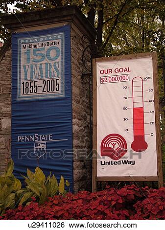 State College, PA, Pennsylvania, Penn State University, United Way fund raising banner View Large Photo Image Stock Photograph - State College, PA, Pennsylvania, Penn State University, United Way fund raising banner. Fotosearch