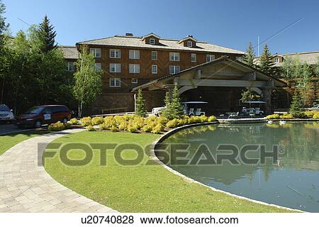 Sun Valley, ID, Idaho, Sun Valley Lodge View Large Photo Image Stock Photo - Sun Valley, ID, Idaho, Sun Valley Lodge. Fotosearch