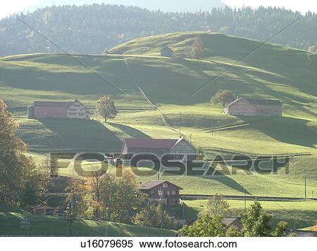 Switzerland, Europe, Appenzell, Urnasch, picturesque countryside View Large Photo Image Stock Photography - Switzerland, Europe, Appenzell, Urnasch, picturesque countryside. Fotosearch