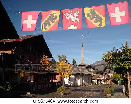 Switzerland, Europe, Bern, Berne, Gstaad, Bernese Alps, Berner Oberland, village View Large Photo Image Picture - Switzerland, Europe, Bern, Berne, Gstaad, Bernese Alps, Berner Oberland, village. Fotosearch