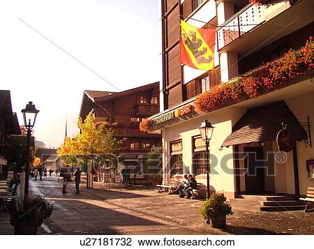 Switzerland, Europe, Bern, Berne, Gstaad, Bernese Alps, Berner Oberland, village View Large Photo Image Stock Image - Switzerland, Europe, Bern, Berne, Gstaad, Bernese Alps, Berner Oberland, village. Fotosearch