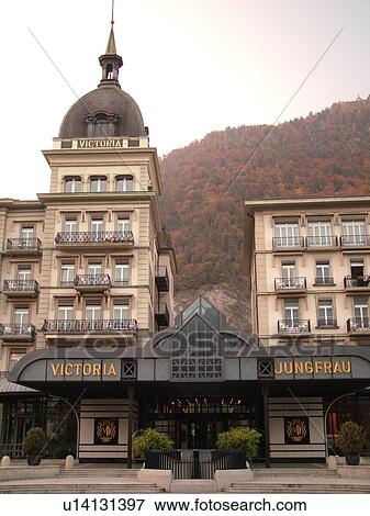 Switzerland, Europe, Bern, Berne, Interlaken, Bernese Alps, Berner Oberland, Victoria Grand Hotel, Hoheweg View Large Photo Image Stock Photo - Switzerland, Europe, Bern, Berne, Interlaken, Bernese Alps, Berner Oberland, Victoria Grand Hotel, Hoheweg. Fotosearch