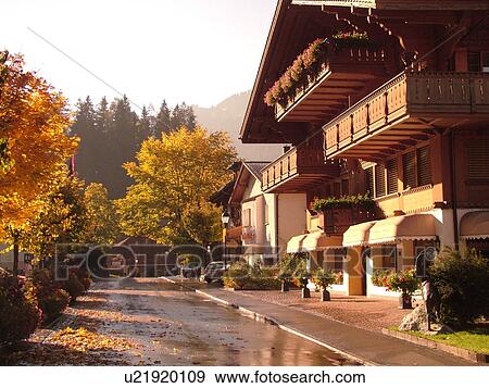 Switzerland, Europe, Bern, Berne, Gstaad, Bernese Alps, Berner Oberland, village View Large Photo Image Stock Photo - Switzerland, Europe, Bern, Berne, Gstaad, Bernese Alps, Berner Oberland, village. Fotosearch