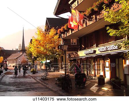 Switzerland, Europe, Bern, Berne, Gstaad, Bernese Alps, Berner Oberland, village View Large Photo Image Stock Photography - Switzerland, Europe, Bern, Berne, Gstaad, Bernese Alps, Berner Oberland, village. Fotosearch