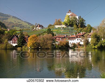 Switzerland, Europe, Buch, St. Gallen, castle, public park View Large Photo Image Stock Image - Switzerland, Europe, Buch, St. Gallen, castle, public park. Fotosearch