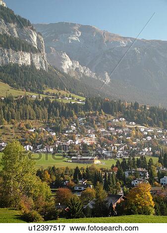 Switzerland, Europe, Flims, Graubunden, Grisons View Large Photo Image Stock Photo - Switzerland, Europe, Flims, Graubunden, Grisons. Fotosearch