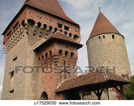 Switzerland, Europe, Fribourg, Estavayer le Lac, village, Chateau de Chenaux View Large Photo Image Stock Image - Switzerland, Europe, Fribourg, Estavayer le Lac, village, Chateau de Chenaux. Fotosearch