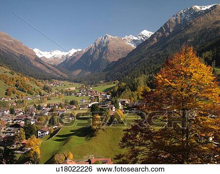 Stock Photograph -  Switzerland, Europe, Kloster, Graubunden, Grisons. Fotosearch