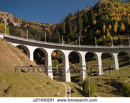 Switzerland, Europe, Sedrun, Graubunden, Grisons, railroad bridge View Large Photo Image Stock Image - Switzerland, Europe, Sedrun, Graubunden, Grisons, railroad bridge. Fotosearch