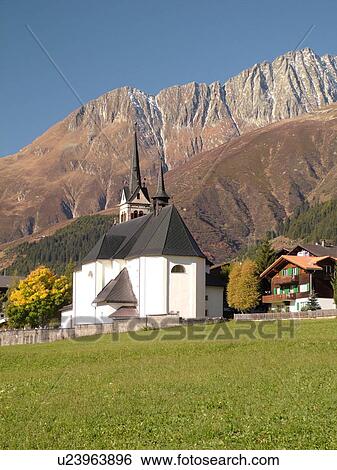 Switzerland, Europe, Sedrun, Graubunden, Grisons, church View Large Photo Image Stock Photograph - Switzerland, Europe, Sedrun, Graubunden, Grisons, church. Fotosearch
