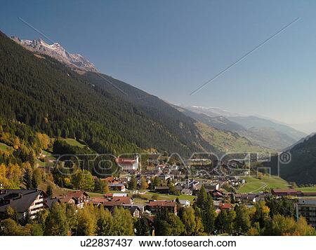 Stock Photo -  Switzerland, Europe, Sumvitg, Graubunden, Grisons. Fotosearch