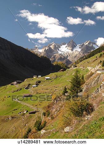 Switzerland, Europe, Uri, Meiental View Large Photo Image Stock Image - Switzerland, Europe, Uri, Meiental. Fotosearch