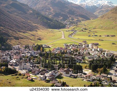 Switzerland, Europe, Uri, Oberalp Pass, Oberalppass, Andermatt View Large Photo Image Stock Image - Switzerland, Europe, Uri, Oberalp Pass, Oberalppass, Andermatt. Fotosearch