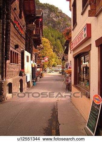 Switzerland, Europe, valais, wallis, Val D'Herens, Evolene View Large Photo Image Picture - Switzerland, Europe, valais, wallis, Val D'Herens, Evolene. Fotosearch
