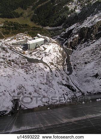 Switzerland, Europe, valais, wallis, Val D'Heremence, Dam Grande Dixence, 2, 365 metres, world's highest concrete dam, Lac des Dix View Large Photo Image Stock Image - Switzerland, Europe, valais, wallis, Val D'Heremence, Dam Grande Dixence, 2, 365 metres, world's highest concrete dam, Lac des Dix. Fotosearch