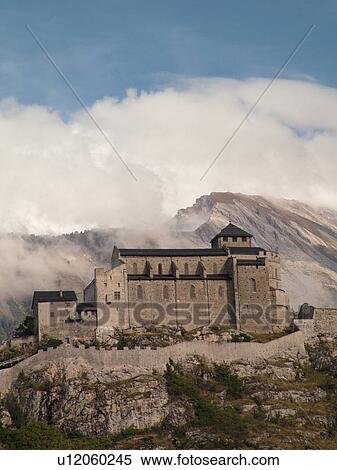 Switzerland, Europe, valais, wallis, Sion, Rhone Valley, Fendant Wine Region, Church of Notre Dame de ValFre, 11th century View Large Photo Image Stock Photography - Switzerland, Europe, valais, wallis, Sion, Rhone Valley, Fendant Wine Region, Church of Notre Dame de ValFre, 11th century. Fotosearch