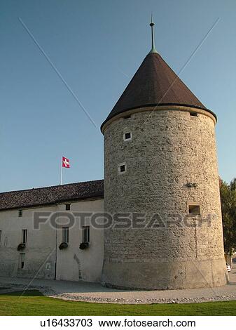 Switzerland, Europe, Vaud, La Cote, Rolle, Chateau de Rolle View Large Photo Image Stock Image - Switzerland, Europe, Vaud, La Cote, Rolle, Chateau de Rolle. Fotosearch
