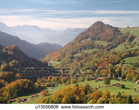 Switzerland, Europe, Vaud, Le Sepey, scenic overlook View Large Photo Image Stock Photo - Switzerland, Europe, Vaud, Le Sepey, scenic overlook. Fotosearch