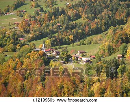 Stock Photography -  Switzerland, Europe, Vaud, Le Sepey, scenic overlook. Fotosearch