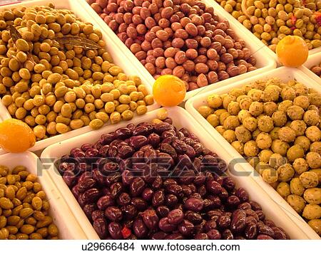 Switzerland, Europe, Vaud, Morges, La Cote, downtown, City Market, olives, close-up View Large Photo Image Picture - Switzerland, Europe, Vaud, Morges, La Cote, downtown, City Market, olives, close-up. Fotosearch