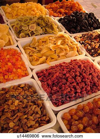 Switzerland, Europe, Vaud, Morges, La Cote, downtown, City Market, dried fruit, close-up View Large Photo Image Stock Photograph - Switzerland, Europe, Vaud, Morges, La Cote, downtown, City Market, dried fruit, close-up. Fotosearch