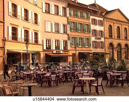 Switzerland, Europe, Vaud, Yverdon-les-Bains, Place Pestalozzi, downtown View Large Photo Image Picture - Switzerland, Europe, Vaud, Yverdon-les-Bains, Place Pestalozzi, downtown. Fotosearch