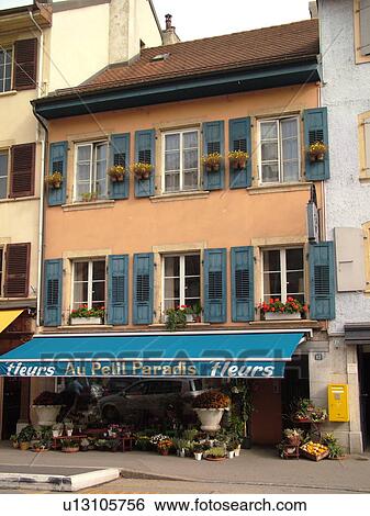 Switzerland, Europe, Vaud, Yverdon-les-Bains, downtown View Large Photo Image Stock Photograph - Switzerland, Europe, Vaud, Yverdon-les-Bains, downtown. Fotosearch