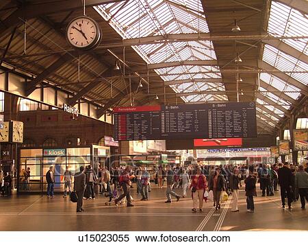 Switzerland, Europe, Zurich, Zuerich, downtown, train station View Large Photo Image Stock Photography - Switzerland, Europe, Zurich, Zuerich, downtown, train station. Fotosearch