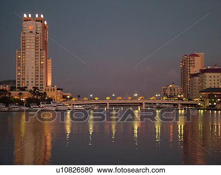 Tampa, FL, Florida, Tampa Bay, Garrison Channel, skyline, downtown, evening View Large Photo Image Stock Image - Tampa, FL, Florida, Tampa Bay, Garrison Channel, skyline, downtown, evening. Fotosearch