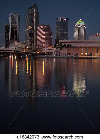 Tampa, FL, Florida, Tampa Bay, Garrison Channel, skyline, downtown, evening View Large Photo Image Stock Image - Tampa, FL, Florida, Tampa Bay, Garrison Channel, skyline, downtown, evening. Fotosearch
