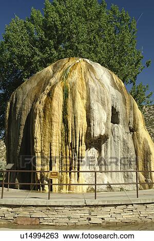 Thermopolis, WY, Wyoming, Hot Springs State Park, Tepee Fountain View Large Photo Image Stock Image - Thermopolis, WY, Wyoming, Hot Springs State Park, Tepee Fountain. Fotosearch