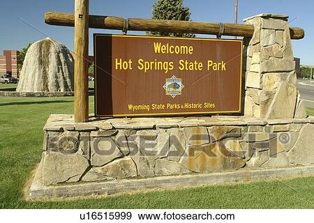 Stock Photo -  Thermopolis, WY, Wyoming, Hot Springs State Park. Fotosearch