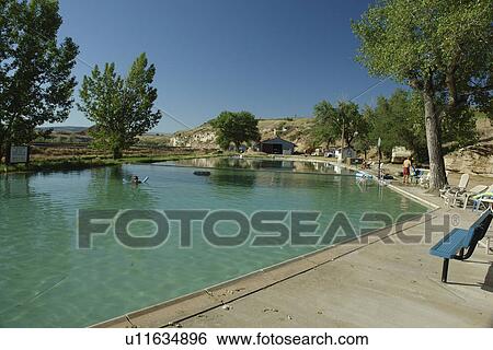 Thermopolis, WY, Wyoming, Hot Springs Campground, swimming pool View Large Photo Image Stock Photograph - Thermopolis, WY, Wyoming, Hot Springs Campground, swimming pool. Fotosearch