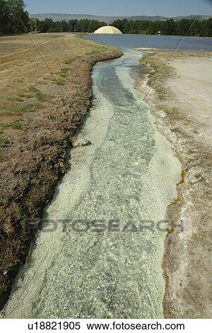Stock Photography -  Thermopolis, WY, Wyoming, Hot Springs State Park, hot springs. Fotosearch
