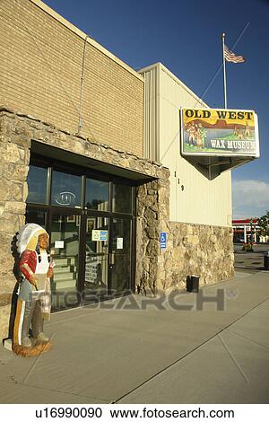 Thermopolis, WY, Wyoming, Old West Wax Museum View Large Photo Image Stock Image - Thermopolis, WY, Wyoming, Old West Wax Museum. Fotosearch