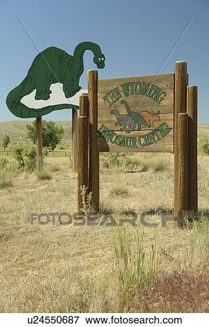 Stock Photo -  Thermopolis, WY, Wyoming, The Wyoming Dinosaur Center. Fotosearch