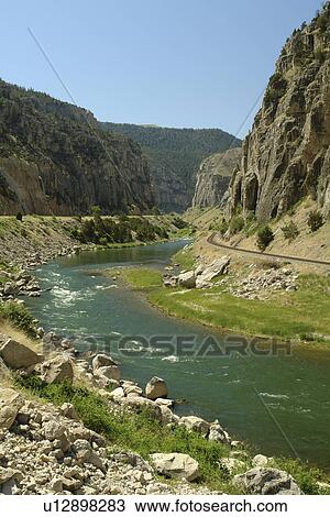 Thermopolis, WY, Wyoming, Wind River, Wind River Canyon View Large Photo Image Stock Image - Thermopolis, WY, Wyoming, Wind River, Wind River Canyon. Fotosearch