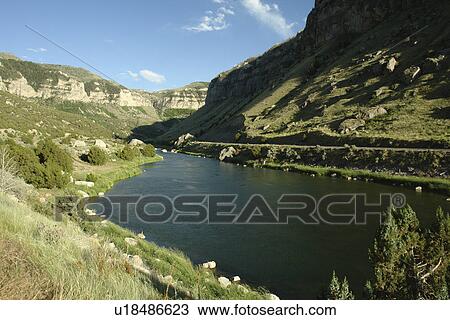 Thermopolis, WY, Wyoming, Wind River, Wind River Canyon View Large Photo Image Stock Image - Thermopolis, WY, Wyoming, Wind River, Wind River Canyon. Fotosearch