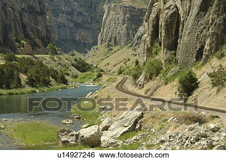 Thermopolis, WY, Wyoming, Wind River, Wind River Canyon View Large Photo Image Stock Photograph - Thermopolis, WY, Wyoming, Wind River, Wind River Canyon. Fotosearch