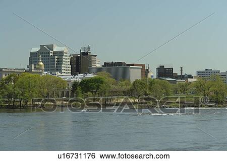Trenton, NJ, New Jersey, Delaware River, Downtown Skyline View Large Photo Image Stock Photograph - Trenton, NJ, New Jersey, Delaware River, Downtown Skyline. Fotosearch