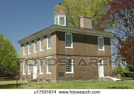 Picture -  Trenton, NJ, New Jersey, The 1719 William Trent House Museum, oldest remaining house in Trenton. Fotosearch
