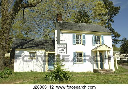 Trenton, NJ, New Jersey, Washington Crossing State Park, 1850 Nelson House View Large Photo Image Stock Image - Trenton, NJ, New Jersey, Washington Crossing State Park, 1850 Nelson House . Fotosearch